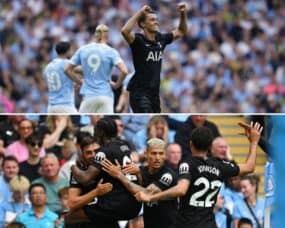 Tottenham Hotspur stunned Man City at Etihad Stadium as Thomas Frank